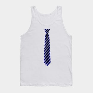 Necktie Tie Neckie Dressed Blue Windsor Tieknot Tank Top